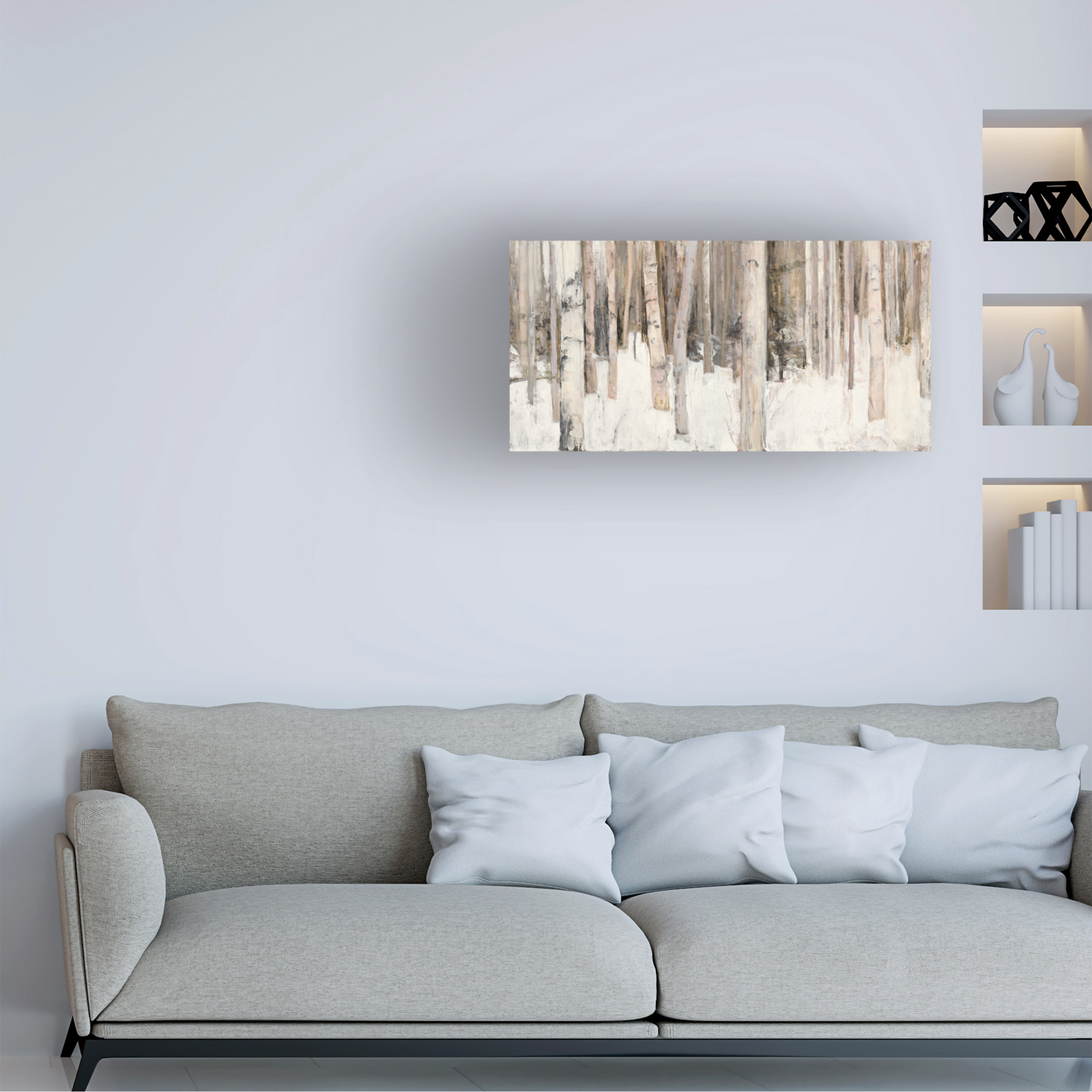 Trademark Fine Art 'Warm Winter Light III' Canvas Art by Julia Purinton