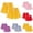 Style1-Yellow girls shorts, variant on ersvoioy Kids Solid Shorts 2 Pack Elastic Waist Pull On Summer Casual Bottoms for Girls