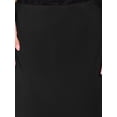 thumbnail image 5 of INSPIRE CHIC Women's Satin Maxi Skirt High Waist Formal A-Lined Evening Cocktail Mermaid Skirts S Black, 5 of 6