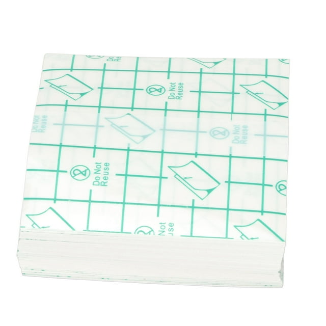 Adhesive Bandage Cover, 100Pcs Transparent Stretch Bandage Film Tight Disposable Prevent From Friction Clear For Shower