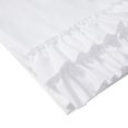 thumbnail image 4 of Simply Shabby Chic White Ruffle Polyester Shower Curtain, 72 x 72, 4 of 6