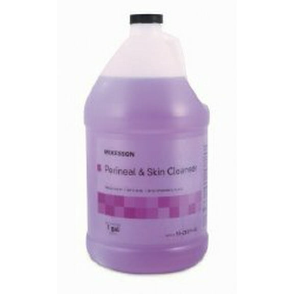 McKesson Rinse-Free Perineal Wash Liquid 1 gal. Jug, Fresh Scent 8 Pack