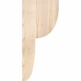thumbnail image 3 of 6"W x 10"D x 22"H Crestline Rough Sawn Corbel, Douglas Fir, 3 of 9