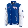 thumbnail image 2 of Women's WEAR by Erin Andrews Royal Buffalo Bills Varsity Full-Snap Puffer Jacket, 2 of 6