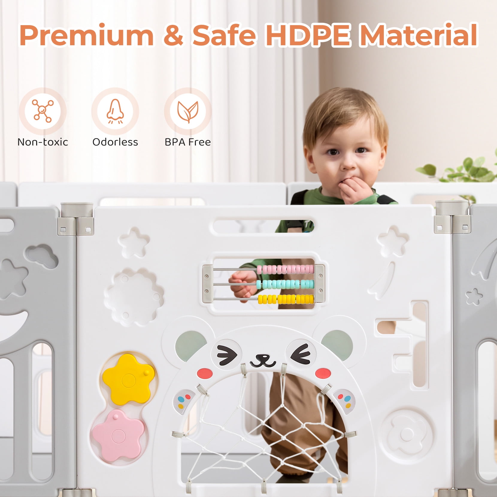 人気TOP Playpen, Foldable Neche 10 and Babies for Yard Play Panel その他