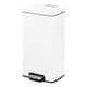 thumbnail image 5 of Bote de basura para cocina baño oficina Acero Inoxidable blanco 30 L con tapa y pedal EKO Madison, 5 of 5