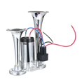 thumbnail image 3 of 12V Universal Car Air Horn Dual Trumpet Horn with Compressor 130dB Loud Airhorns for Cars Motorcycles Bikes Scooters, 3 of 5