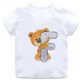 thumbnail image 5 of Bonita camiseta de algodón con estampado de letras y nombre de oso para niños, divertida camiseta informal de verano de manga corta para niños, camisetas para niños, ropa para niñas, 5 of 5