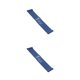 thumbnail image 1 of Yuarrent Goma elástica para Yoga, resistencia al estiramiento, ejercicio de látex, banda elástica para Yoga, goma elástica para Pilates, para piernas, Azul 2piezas Yuarrent CBP017172, 1 of 5
