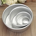 thumbnail image 3 of Cheers 2/4/6/8 Inch Aluminum Alloy Non-stick Round Cake Mould Pan Bakeware Baking Tool, 3 of 7