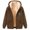 02 Brown, variant on Awdenio Hoodies for Men Zip Up Hoodies Casual Oversized Fleece Jacket Trendy Y2K Warm Sherpa Jacket Winter Coats With Pockets,Size M-3XL