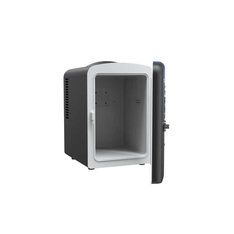 Frigidaire 6 Can Retro Mini Fridge, 4L Portable Personal Cooler, Black photo 6