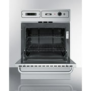 24 Wide Gas Wall Oven, stainless steel