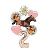 Mayflower Products Spirit Riding Free Party Supplies 2nd Birthday Galloping Horse Balloon Bouquet Decorations