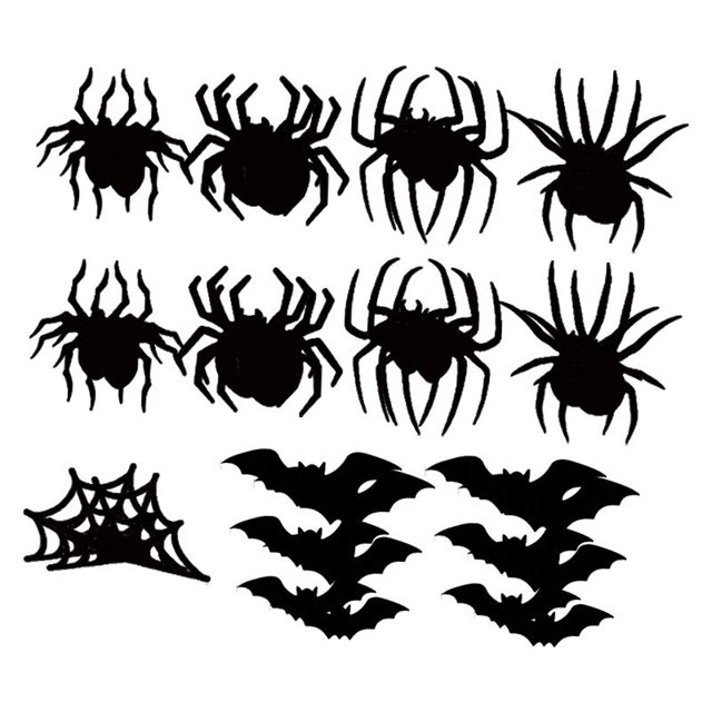 Pegatinas de pared de murciélago 3D de Halloween, calcomanías de terror iluminadas, decoración de pared de murciélago para puerta, festival, oficina, 30 piezas