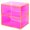 Neon Pink, variant on Acrylic Desk Organizer with Drawers Stackable Makeup Organizer for Vanity Office Countertop Cosmetic Display Cases Makeup Storage Box, Iridescent Rainbow