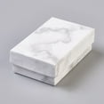 thumbnail image 2 of Paper Cardboard Jewelry Boxes Rectangle White 8.1x5.1x2.7cm diy, 2 of 4