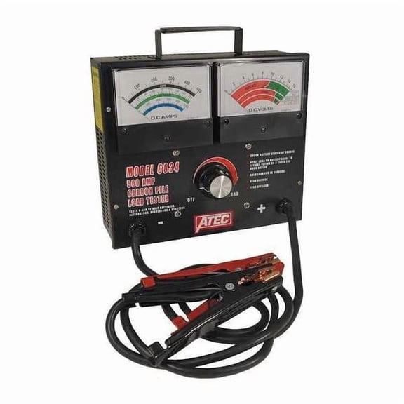 Associated Equipment Carbon Pile Load Tester,Analog,500 Amps 6034