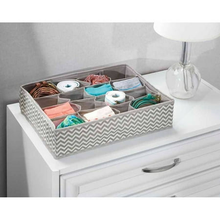 Interdesign Chevron Fabric Closet Dresser Drawer Storage