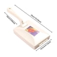 thumbnail image 7 of Handheld dual-roll carpet brush with bidirectional rotating bristles; eco-friendly, reusable brush designed for removing hair and dust from bedding, sofas, and carpets.,Blue, 7 of 7