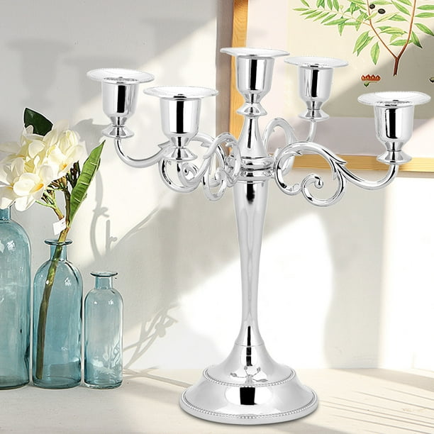 Qiilu Vintage Candle Holder, Candle Holder Stand, Candlestick For Wedding  Dining Table Christmas Party Home Decoration Wedding Party Home Decor 
