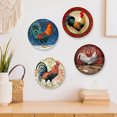 thumbnail image 4 of Letrero Lata Pollo Metal Retro Pintura Hierro Rectangular Pared 30x30cm 4 Uds., 4 of 9