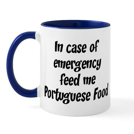 

CafePress - Feed Me Portuguese Food Mug - 11 oz Ceramic Mug - Novelty Coffee Tea Cup