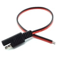 thumbnail image 2 of 6 Pcs 18AWG SAE Extension Cable 2-Pin SAE Quick Connector Disconnect Plug 10A Solar Battery Panel SAE Plug Wire 1Ft/30cm,6 x SAE Extension Cable,red & black, 2 of 6