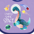 thumbnail image 4 of Inktastic I Need Some Space Dinosaur Astronaut with Stars and Planet Boys or Girls Baby Bib, 4 of 4