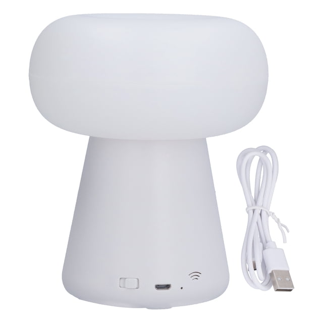 Ccdes Champignon Forme Capteur Lumière Télécommande Innovante USB Alimenté Lampe Ambiante F