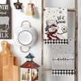 thumbnail image 3 of &nbsp;SOME THING Buffalo Plaid Snowman Let It Snow Winter Kitchen Towels Dish Towels, 18x26 Inch Daily Seasonal Christmas Decoration Hand Towels Set of 2, 3 of 6