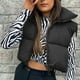thumbnail image 2 of Chaleco Corto de Invierno Para Mujer, Ligero, Sin Mangas, Cálido, Para Exteriores, Chaleco Acolchado, Chaleco, Tops, Abrigo Odeerbi ODB-6, 2 of 7