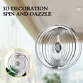 thumbnail image 1 of Harpily Wind Chimes WindchimesMetal360° RotatingBalconySilver, 1 of 4