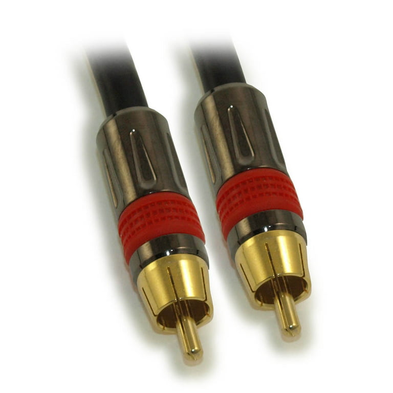 6 Single RCA-Male - Dual RCA-Female Connector — Primus Cable