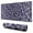 Leopard Pattern Purple, variant on Long Mouse Pads for Desk,Orange and Brown Leopard Pattern Desk Mats on Top Of Desks, Desk Mouse Pad Extra Large with 3mm Non-Slip Base and Stitched Edge for Gaming,Office,Work,Home 35.4"x15.7"