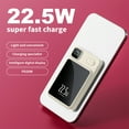 thumbnail image 7 of 2025 Magnetic Wireless Power Bank 10000mAh - PD22.5W Fast Charger with Digital Display | Triple Device Simultaneous Charging | Slim Portable Battery Pack for iPhone 16/Samsung Galaxy S25 (Beige)‌, 7 of 7