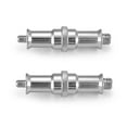 thumbnail image 2 of 2 Pieces Standard 1/4 to 3/8 inch Metal Male Converter Threaded Screw Adapter Spigot Stud for Studio Light Stand, Hot Shoe/Cold Shoe Adapter, Ball Head, 2 of 4