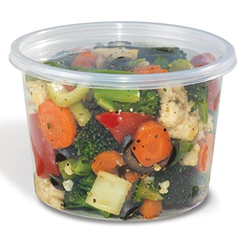 16 oz. BPA Free Food Grade Freezer Grade Round Container with Lid  (T31416FCP & T31416FCLCP)- starting quantity 30 count - FREE SHIPPING -  ePackageSupply