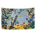 thumbnail image 6 of Yayeee Tapestry Wall Hanging for Bedroom 90" x 60" Living Room Home Wall Art Decor, Colorful Leaves, 6 of 7