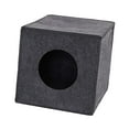 thumbnail image 2 of Cama cubo cueva de fieltro para interior, perrera plegable, suave repetición, nido para gato, escondite para Chihuahua, gatito, cachorro, Pomerania , negro, 2 of 8