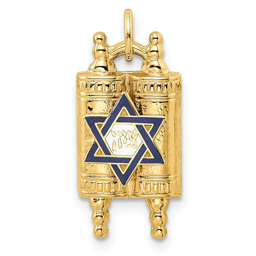 14k yellow gold *Torah*charm-1 58 inches long professionally polished