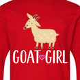 thumbnail image 4 of Inktastic Goat Girl Farm Animal Long Sleeve Youth T-Shirt, 4 of 5