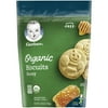 Gerber Graduates Organic Biscuits Gluten Free, Honey, 5.29 oz Box