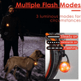 thumbnail image 5 of Luz del collar de perro para caminar de noche Luz de la noche del perro del flash clip impermeable luz para caminar del animal doméstico LED, 5 of 5