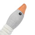 thumbnail image 3 of Jouet à mâcher amusant et durable pour chien et chat, oie couinante, interactif, beige, 3 of 4