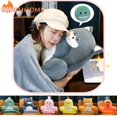 thumbnail image 2 of WARMHOME Zanahoria Manta de almohada Dinosaurio Respaldo Almohada lumbar Almohada suave Protección de cintura Asiento de oficina Conejo Cojín para silla Manta Cojín para automóvil, 2 of 4