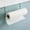 Silver, variant on Over-the-Cabinet Paper Towel Rack - Cabinet Door Mount Stainless Steel Kitchen Paper Towel Holder - Space Saving Countertop Organizer for Standard and Large Rolls - Under Cabinet Storage for Home