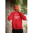 thumbnail image 3 of Old Glory Mens Happy Valentines Day Sign Long Sleeve Graphic Sweatshirt, 3 of 6