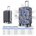 thumbnail image 6 of Balery Luggage Cover Cute Popcorn Print Suitcase Covers for Luggage Elastic Washable Suitcase Protector Fits 18-32 Inch Luggage-Large, 6 of 9
