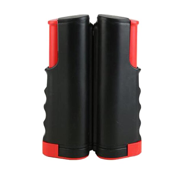 Red retráctil para tenis de mesa, antideslizante, malla fuerte, juego de Negro + Rojo Tipo A Sharpla Mesas retráctiles Tennis Net